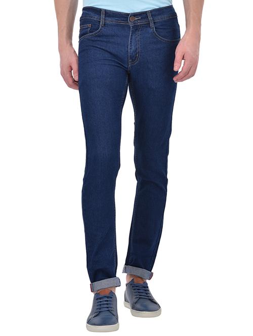 blue denim plain jeans - 13386449 - Very Small Image - 1