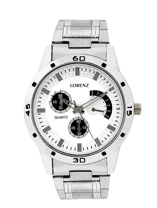 lorenz mk-102a x3 sliver dial men's watch - 13389823 - Very Small Image - 1
