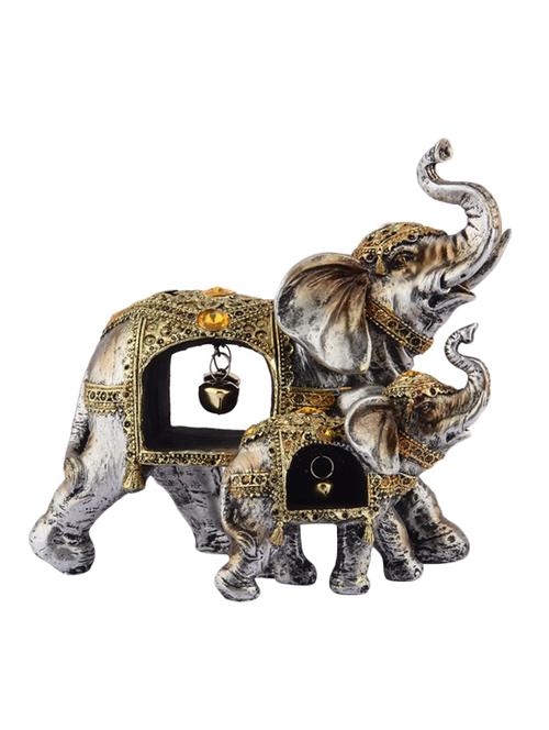 the exclusive deco metallic polystone elephant statue - 13390084 - Very Small Image - 1