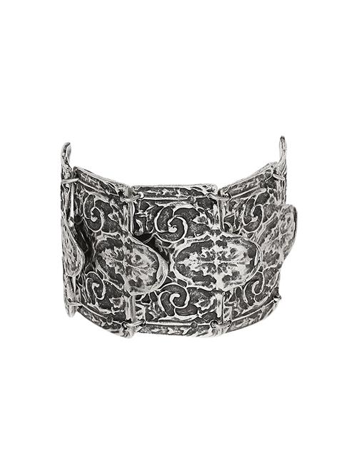 oxidised silver plated vintage cuff bracelet - 13393042 - Very Small Image - 1