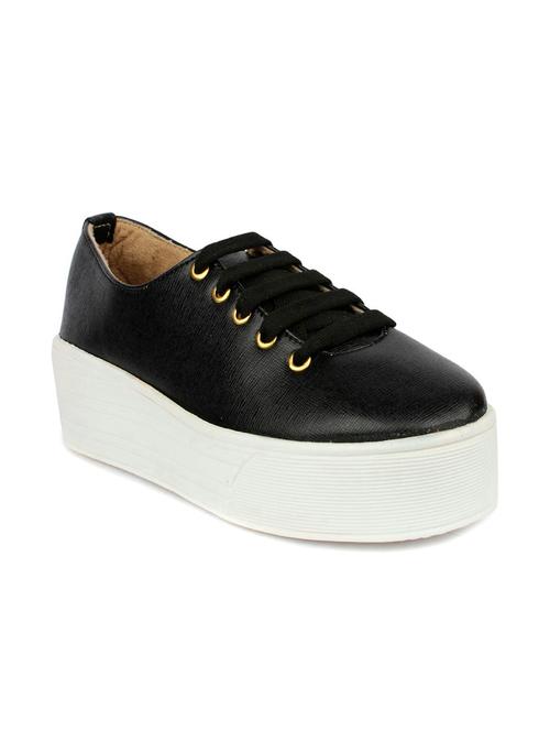 black synthetic plimsolls sneakers - 13393056 - Very Small Image - 1