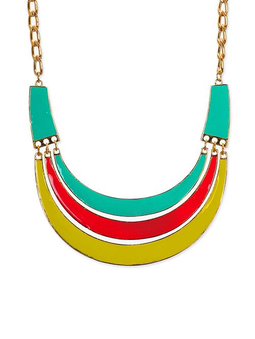 lass vogue vibrant enamel statement necklace - 13393431 - Very Small Image - 1