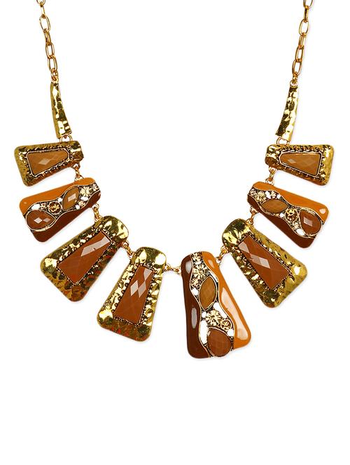 lass vogue golden barred necklace - 13393500 - Very Small Image - 1