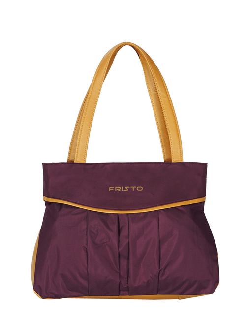 purple leatherette  handbag - 13394262 - Very Small Image - 1