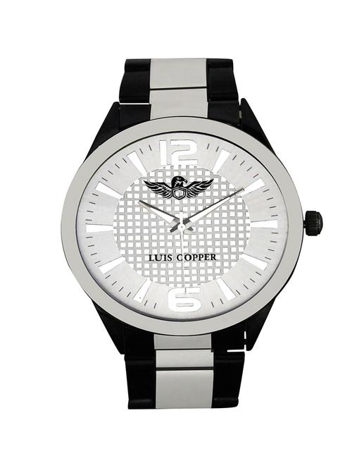 luis copper new style analog  white dial men watch - 13395201 - Very Small Image - 1