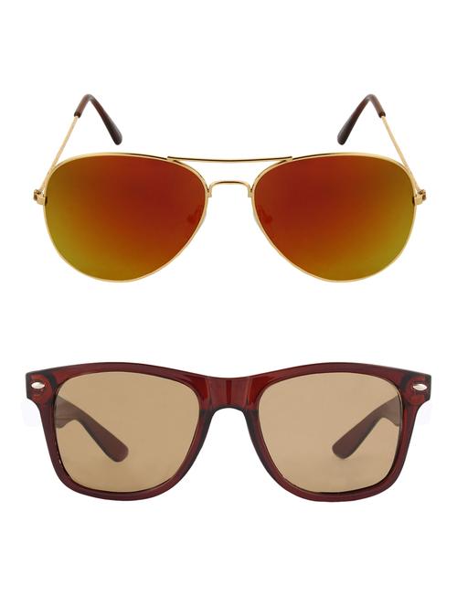 zyaden combo of two sunglasses wayfarer & aviator - 13396756 - Very Small Image - 1