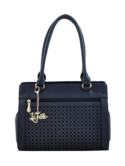 blue leatherette  handbag - 13396930 - Very Small Image - 1