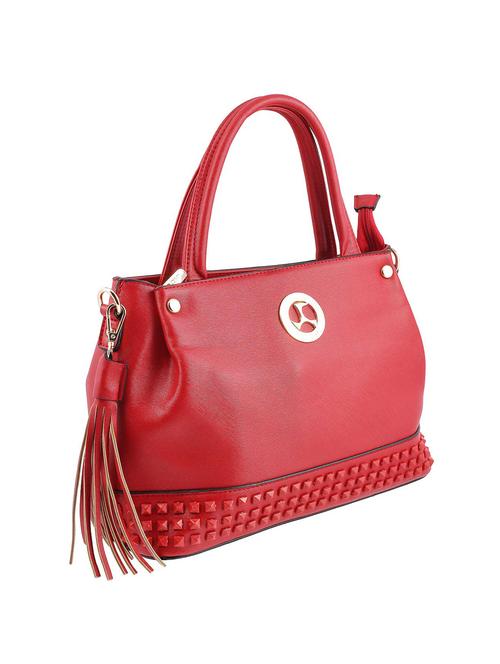 red leatherette  handbag - 13398264 - Very Small Image - 1