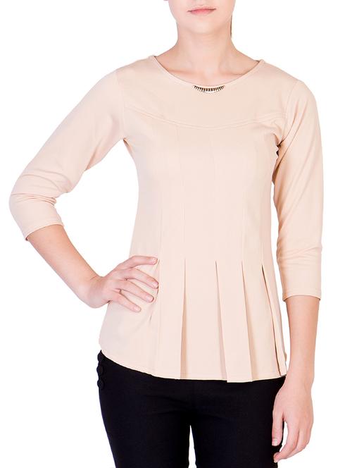 beige regular top - 13410345 - Very Small Image - 1