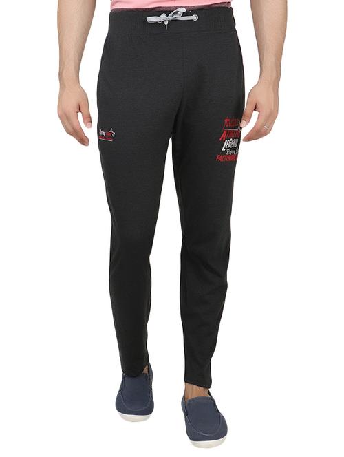 black cotton  full length track pant - 13415997 - Very Small Image - 1