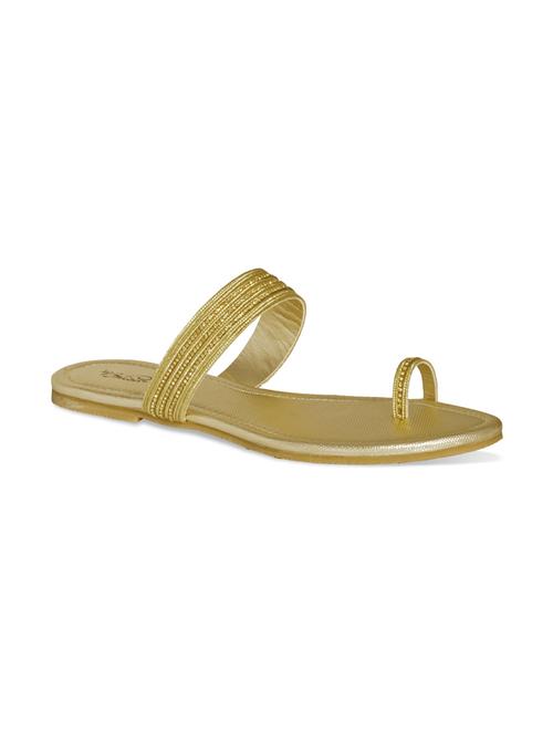 gold one toe  sandal - 13419880 - Very Small Image - 1