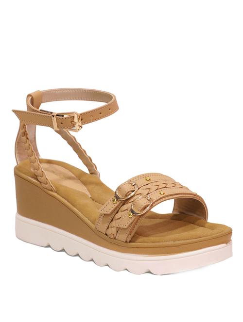 beige ankle strap  wedge - 13419921 - Very Small Image - 1