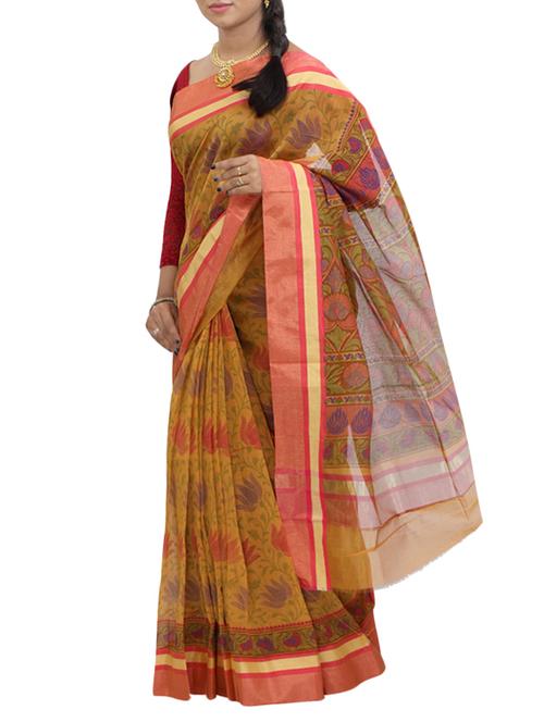 the chennai silks saree with blouse - 13423180 - Very Small Image - 1