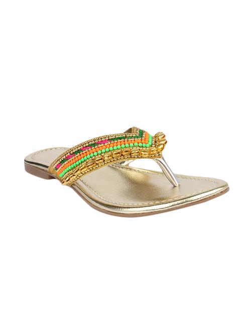 gold toe separator sandals - 13424300 - Very Small Image - 1