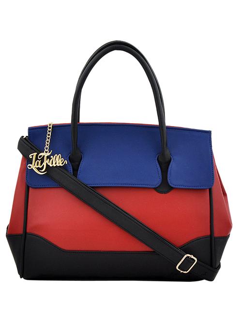 multi colored leatherette  handbag - 13424571 - Very Small Image - 1
