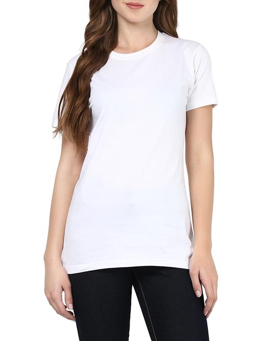 white cotton regular tshirt - 13425695 - Very Small Image - 1