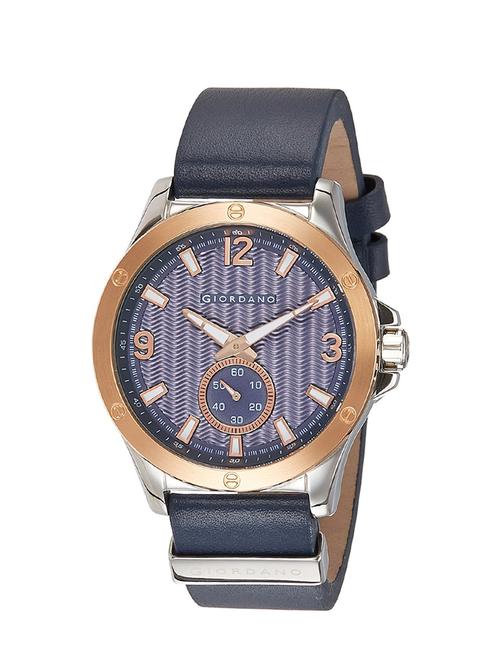 giordano blue dial watch for men -1765-02 - 13428914 - Very Small Image - 1