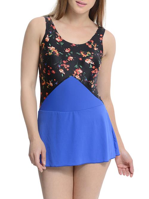 blue nylon functional swimsuit - 13429195 - Very Small Image - 1