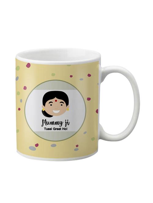 lof mummy ji tussi great ho punjabi maa gifts for mother's day 325ml printed mug - 13429245 - Very Small Image - 1