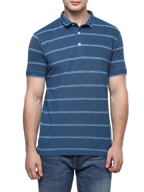 blue cotton t-shirt - 13432453 - Very Small Image - 1