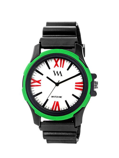 watch me white dial black sports strap watch -232twm - 13433326 - Very Small Image - 1