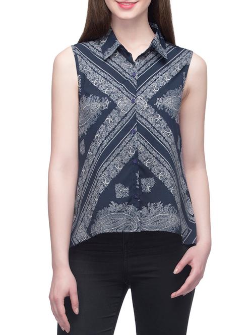 blue regular shirt - 13435460 - Very Small Image - 1