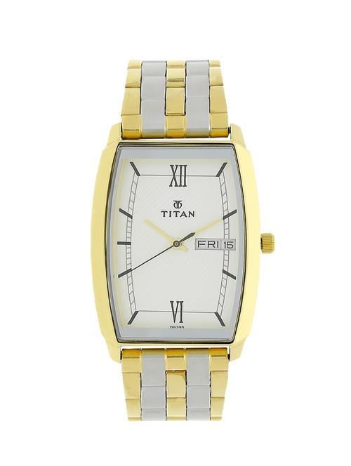titan white dial analog with day and date - 13437191 - Very Small Image - 1