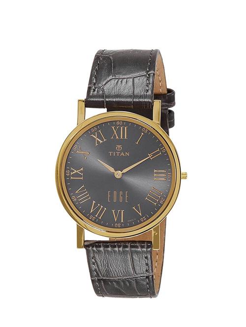 titan analog grey dial men's watch - 1595yl02 - 13437407 - Very Small Image - 1