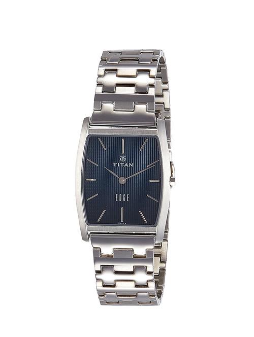 titan edge blue dial analog watch for men - 1044sm15 - 13437438 - Very Small Image - 1