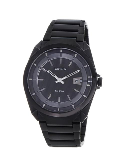 citizen eco-drive analog black dial men's watch - aw1015-53e - 13437453 - Very Small Image - 1