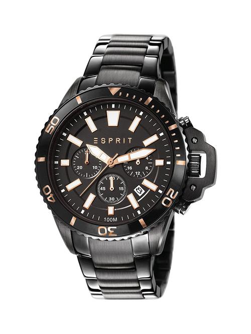 esprit mack chronograph black dial men's watch - es107511003 - 13437523 - Very Small Image - 1