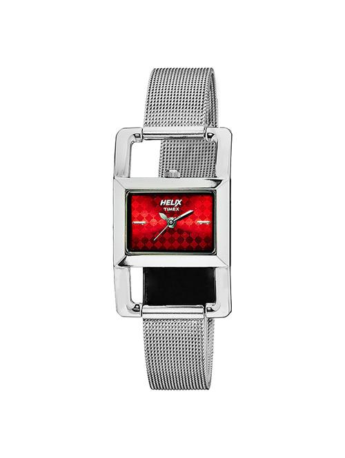 helix analog red dial women's watch - tw030hl05 - 13438165 - Very Small Image - 1