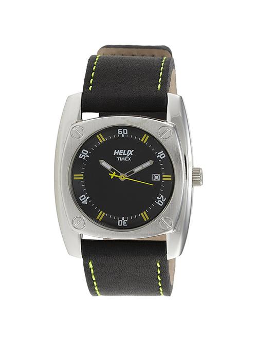 helix force analog black dial men's watch - 13hg02 - 13438492 - Very Small Image - 1