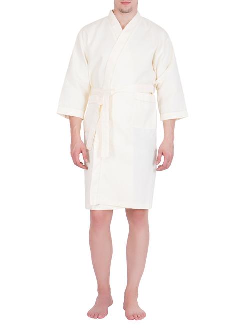 koyoka lemon cotton bath robe - 13440402 - Very Small Image - 1