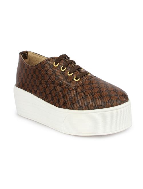 brown canvas plimsolls sneakers - 13440979 - Very Small Image - 1