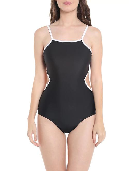 black solid monokini - 13444757 - Very Small Image - 1