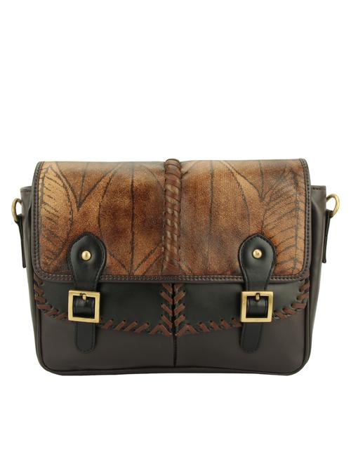 brown satin satchel - 13445454 - Very Small Image - 1