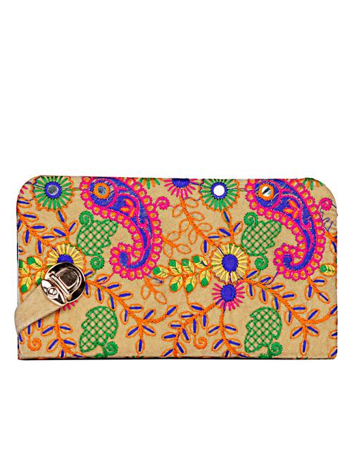 multi colored cotton clutch - 13445581 - Very Small Image - 1