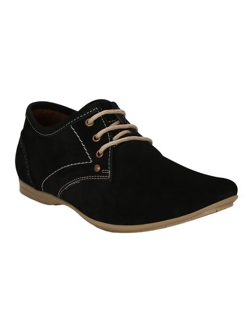 black suede lace up shoes - 13451185 - Very Small Image - 1
