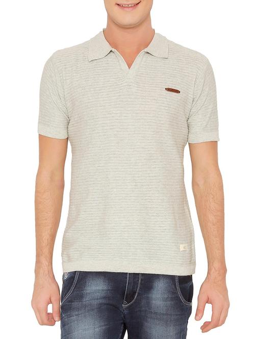 grey cotton t-shirt - 13453156 - Very Small Image - 1