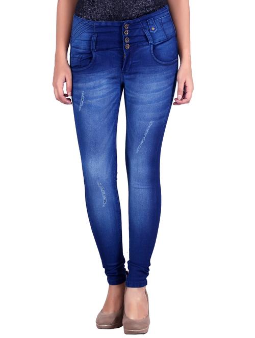 blue skinny fit denim jean - 13453367 - Very Small Image - 1