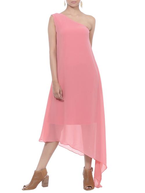 pink viscose dress - 13455258 - Very Small Image - 1