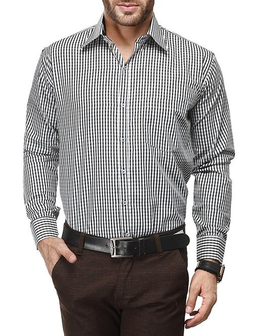 blacj cotton formal shirt - 13463933 - Very Small Image - 1