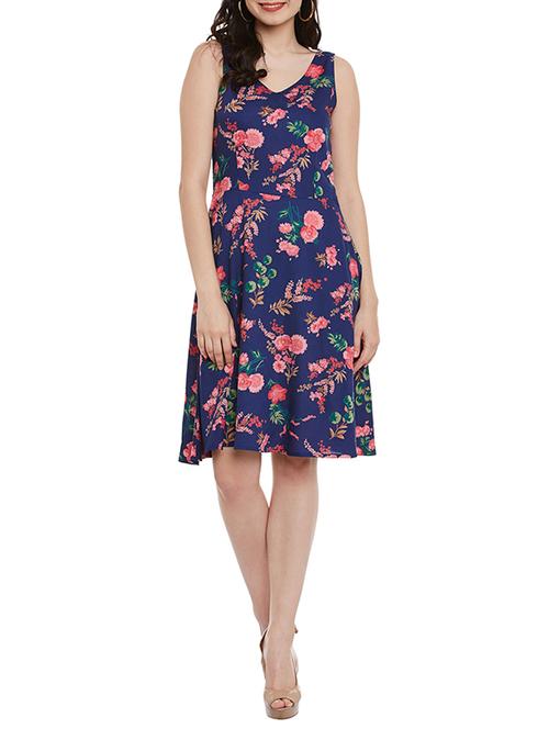 floral a-line dress - 13464278 - Very Small Image - 1