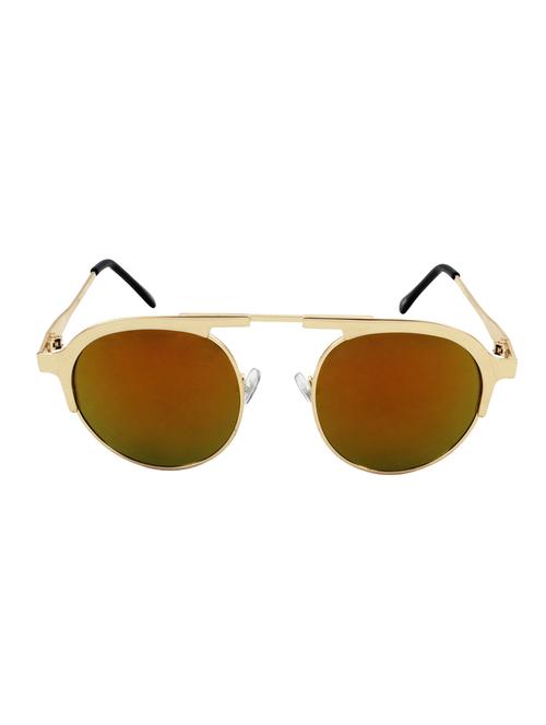 6by6 golden round unisex sunglasses - 13464959 - Very Small Image - 1
