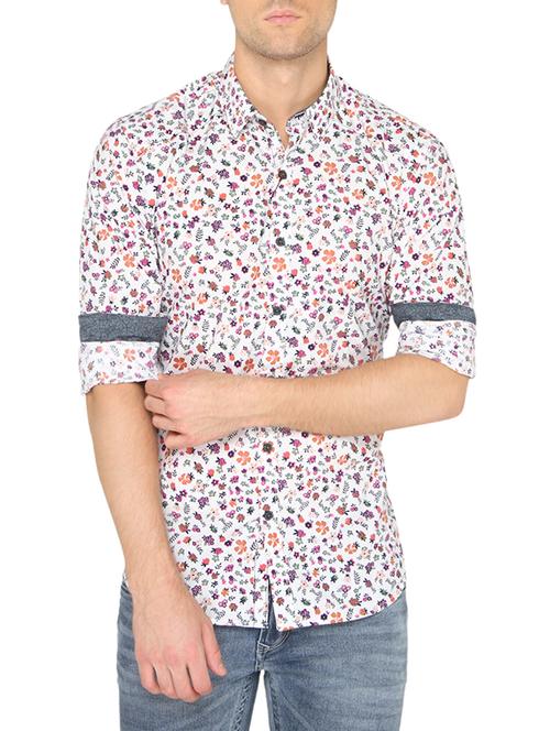 white cotton casual shirt - 13465956 - Very Small Image - 1