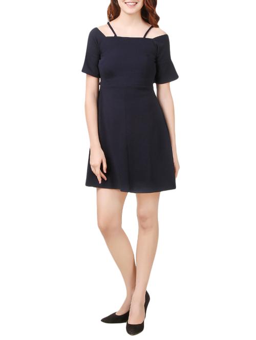 navy blue skater dress - 13468984 - Very Small Image - 1