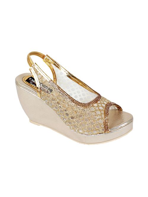 carrito women's golden wedges - 13470353 - Very Small Image - 1