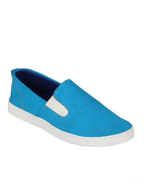 blue canvas slip on shoe - 13470658 - Very Small Image - 1