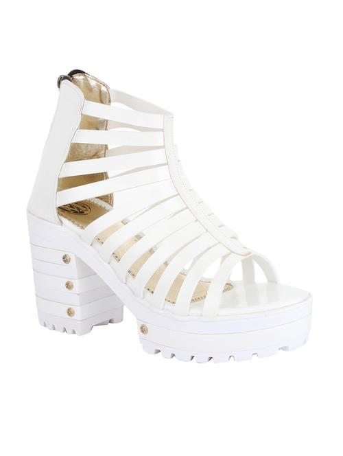 white patent leather gladiators sandals - 13479212 - Very Small Image - 1